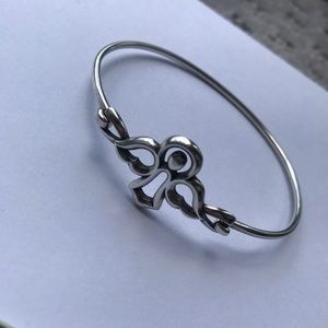 retired James Avery silver angel bracelet